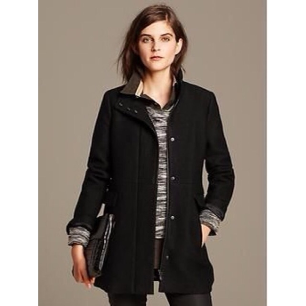 Banana Republic Mixed Media Coat